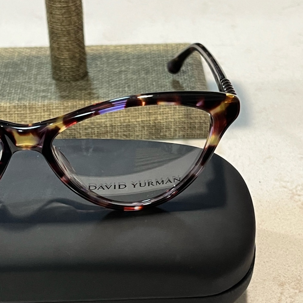 DAVID YURMAN NIB AUTHENTIC CHEVRON RX READY DESIGNER EYEGLASSES - Picture 5 of 17